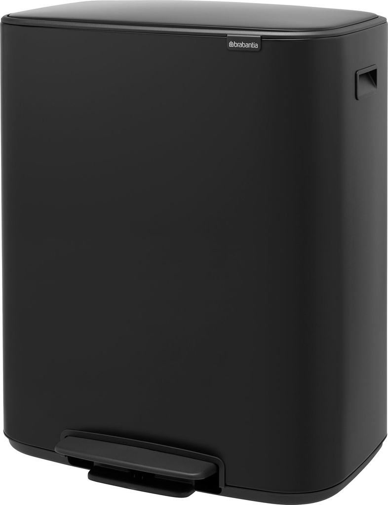 Pedalhink Bo Mattsvart 60 liter Brabantia