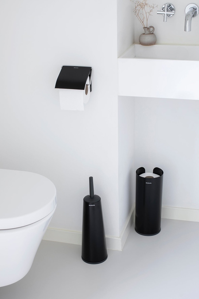 Toalettpappershållare Brabantia Classic Matt svart