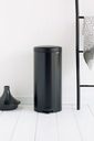 Pedalhink NewIcon Mattsvart 30 liter Brabantia