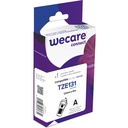 Märkband Wecare TZe svart/klar 12 mm 8 Meter