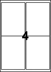 Etikett L7169 99,1x139,0mm 400/fp
