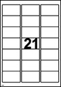 Etikett L7160 63,5x38,1mm  2100/fp