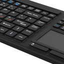 Tangentbord IP68 touchpad Svart Deltaco