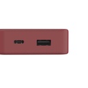 Powerbank 10000mAh USB-C+A Röd