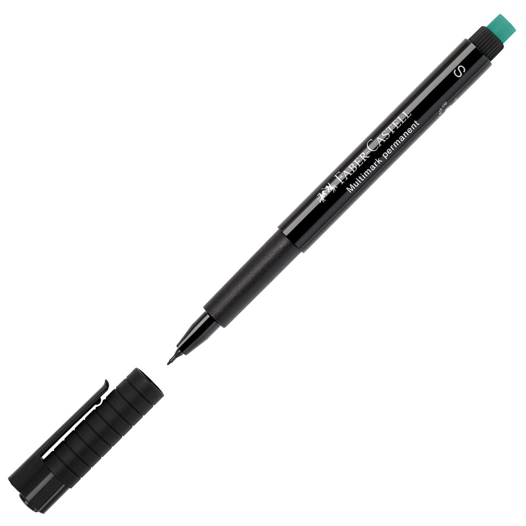 Märkpenna Faber Castell Superfine permanent svart