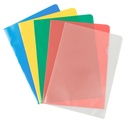 Mapp A4 PP 0,145 sorterade färger 25/fp