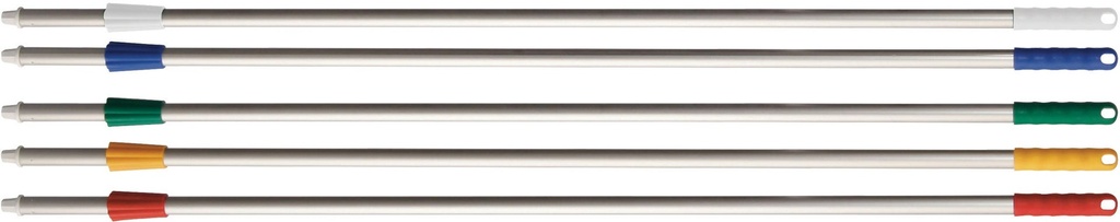 Aluminiumskaft 145 cm Vit