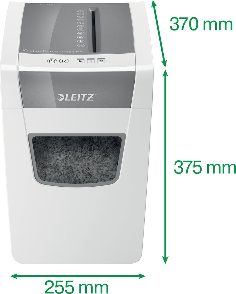 Dokumentförstörare Leitz IQ Slim Home Office P4