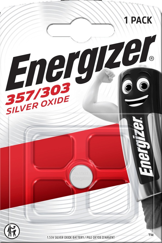 Energizer Klockbatteri Silveroxid 357/303 1-pack