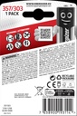 Energizer Klockbatteri Silveroxid 357/303 1-pack