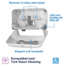 Dispenser T7 OptiServe® Coreless Twin Svart