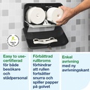 Dispenser T7 OptiServe® Coreless Twin Svart