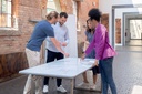 Mobile Whiteboard MoveMeet system grå