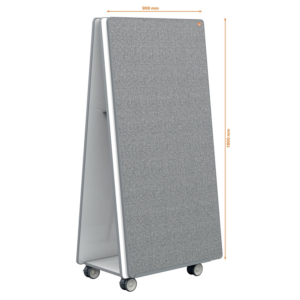 Mobile Whiteboard MoveMeet system grå