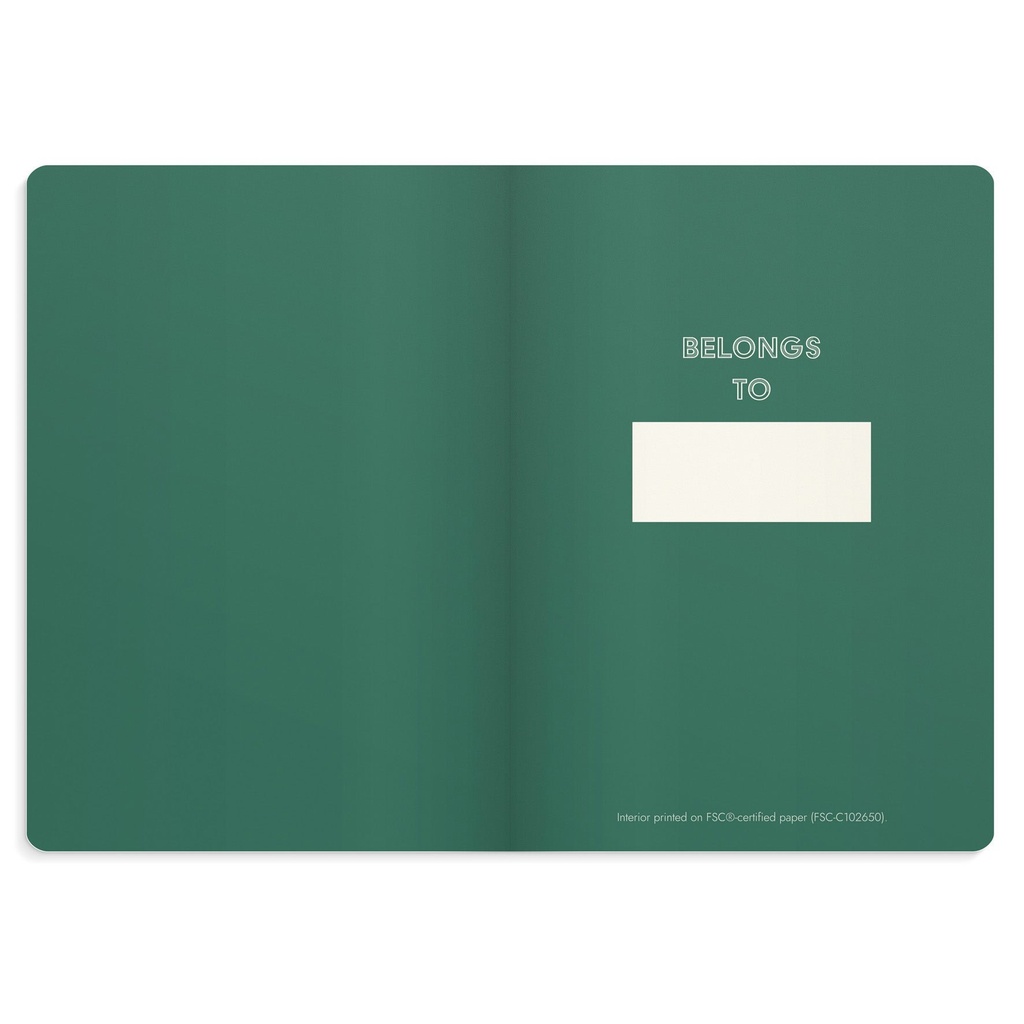 Anteckningsbok Deluxe A5 grön