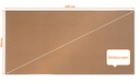 Anslagstavla Kork Impression Pro 1800 x 900 mm