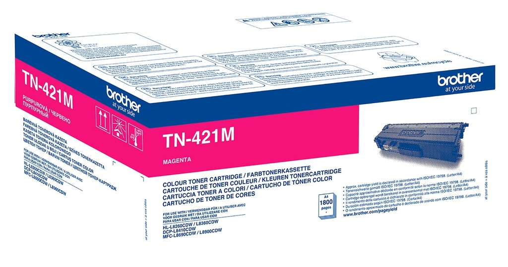 Toner Brother TN421M magenta 1800 sidor