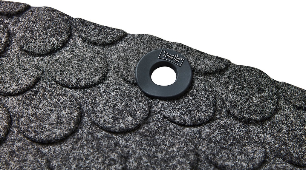 Ståmatta StandUp Circle 770x530 mm Grey