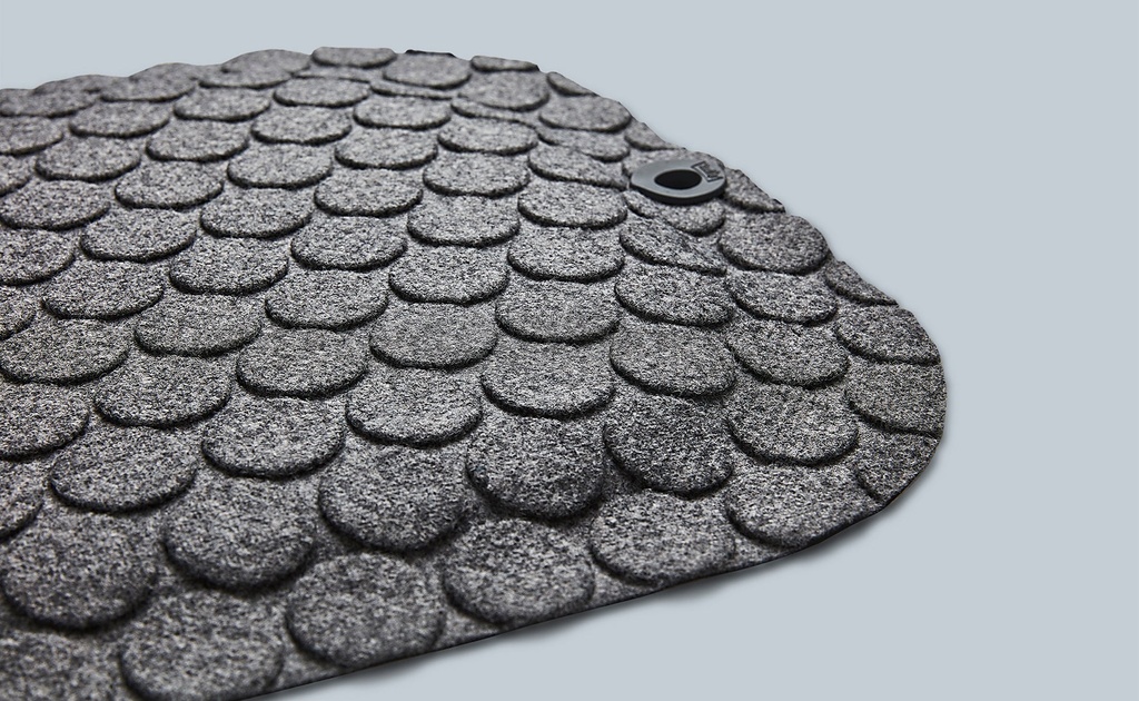 Ståmatta StandUp Circle 770x530 mm Grey