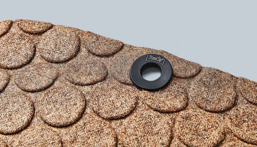 Ståmatta StandUp Circle Camel 770x530 mm