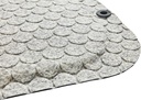 Ståmatta StandUp Circle 770x530 mm White Ash