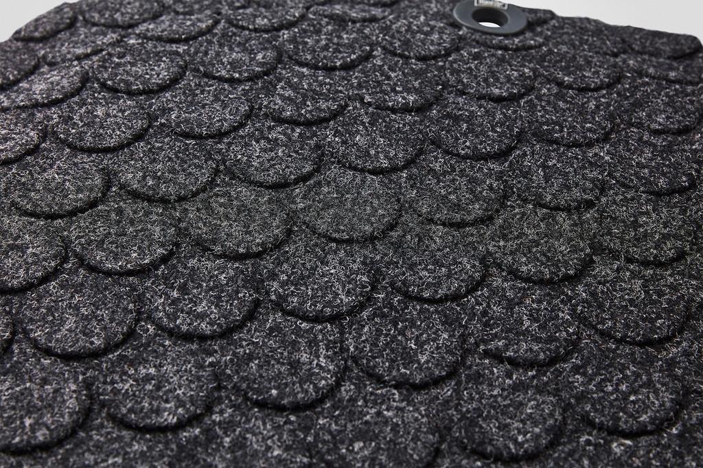 Ståmatta StandUp Circle 770x530 mm Black