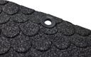 Ståmatta StandUp Circle 770x530 mm Black
