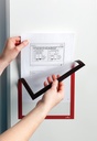 Inforam Duraframe Magnetic A4 röd 5 st/fp