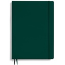 Anteckningsbok A4+ linjerad Forest green