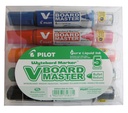 Whiteboard-penna Pilot V Board 5-set