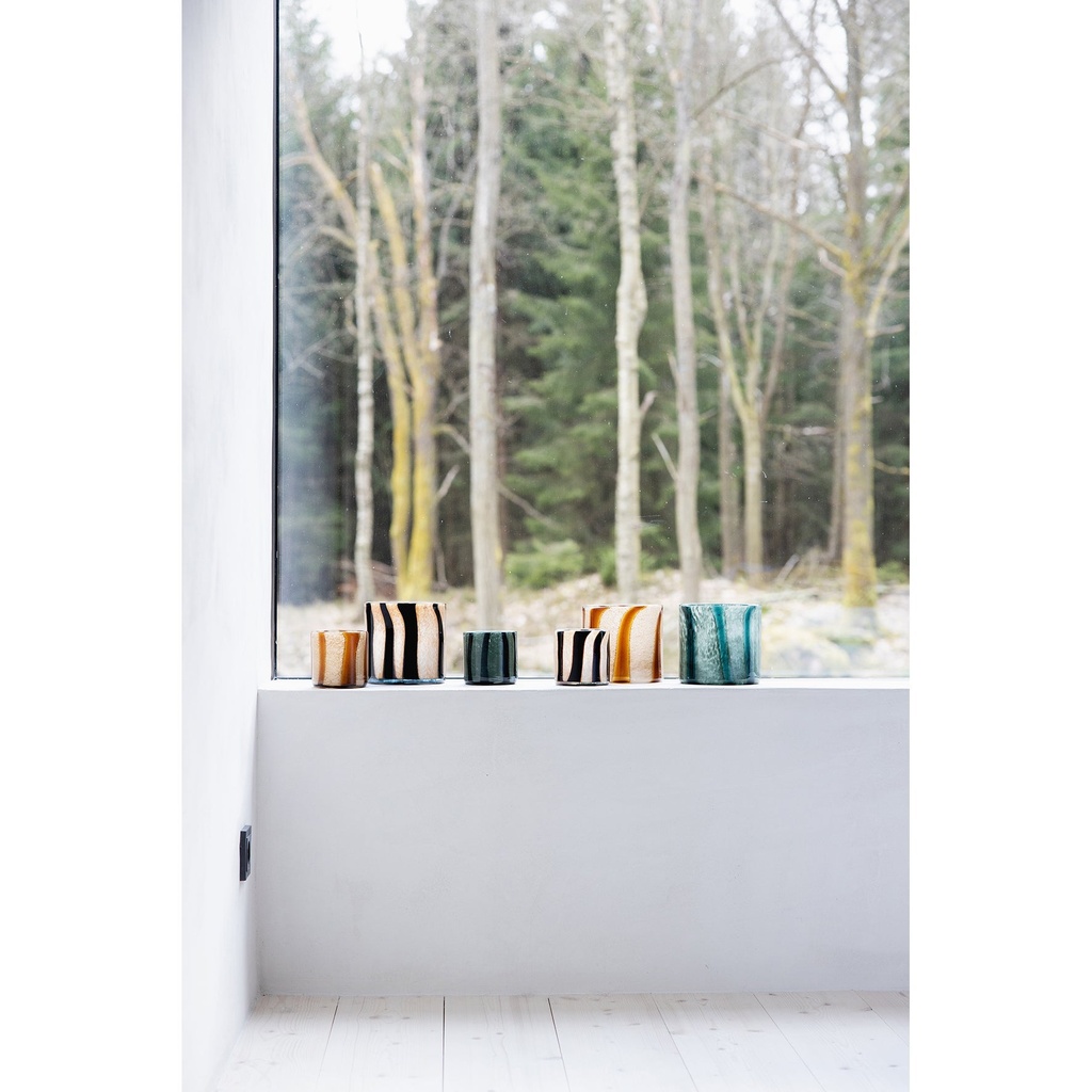 Vas/Ljuslykta Calore Svart/Beige XS