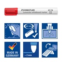 Whiteboard-penna Staedtler rund 6 st/fp