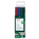 Penna Faber-Castell Fine vattenbaserad 4/set