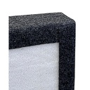 Ljudabsorbent Solid 1200 Mörkgrå