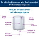 Dispenser Tork Reflex M4 Centrummatad Vit
