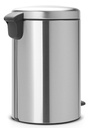 Pedalhink NI matt stål 20 liter