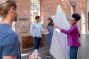Mobil Whiteboard Move & Meet Svart