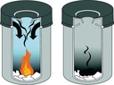 Papperskorg SAFE+ 60 liter svart