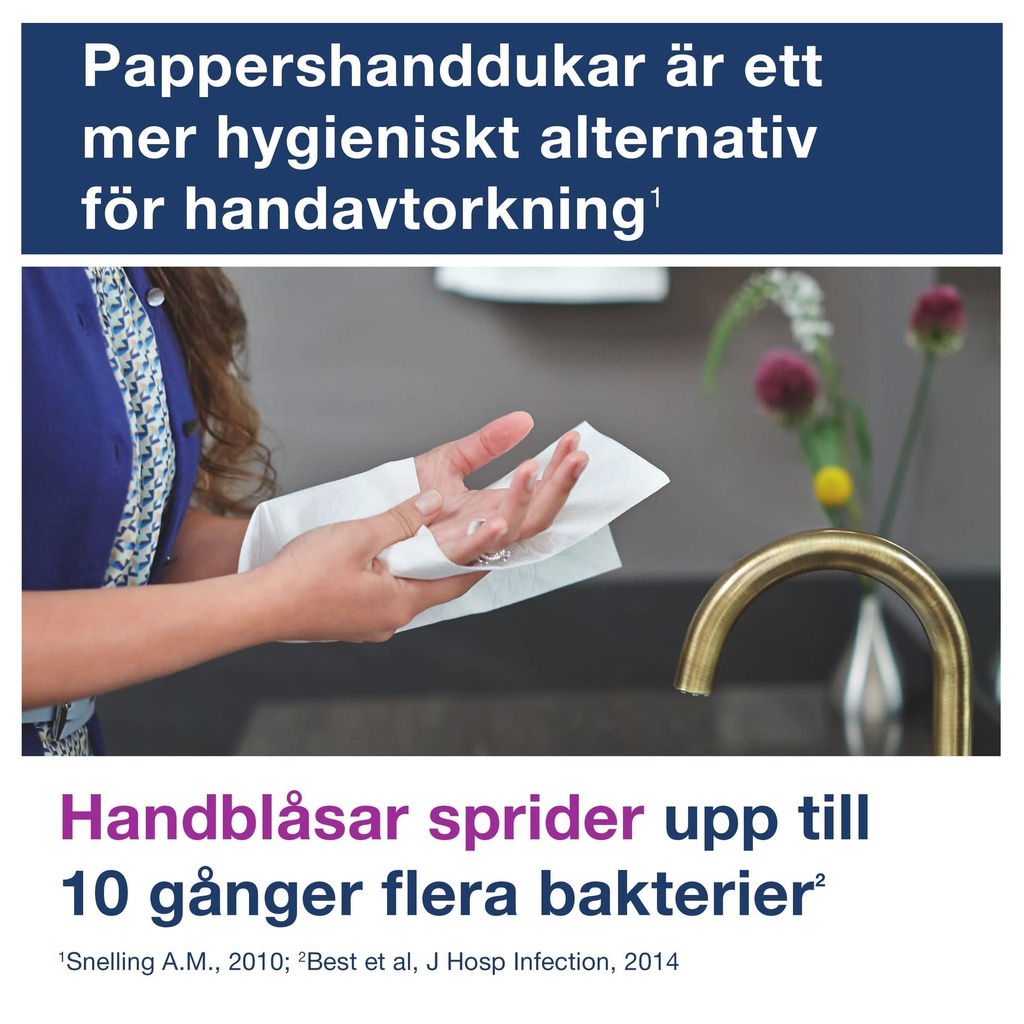 Dispenser Servett/Handduk Image Design H2 Tork Rostfri