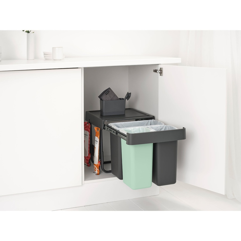 Inbyggnadsbara hinkar Sort&Go 10+10+20 liter