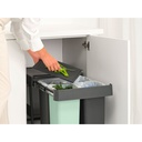 Inbyggnadsbara hinkar Sort&Go 10+10+20 liter