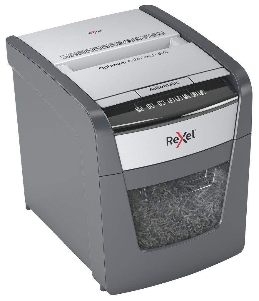 Dokumentförstörare Rexel Optimum AutoFeed+ 50X P4