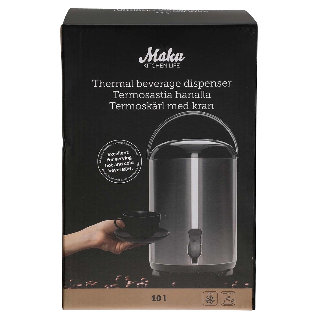 Termosbehållare med kran Maku Kitchen Life 10 liter