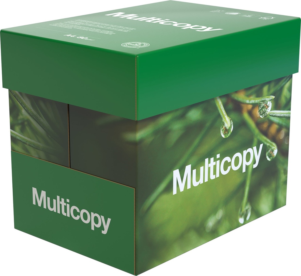 Kopieringspapper Multicopy A4 80g 2500/krt