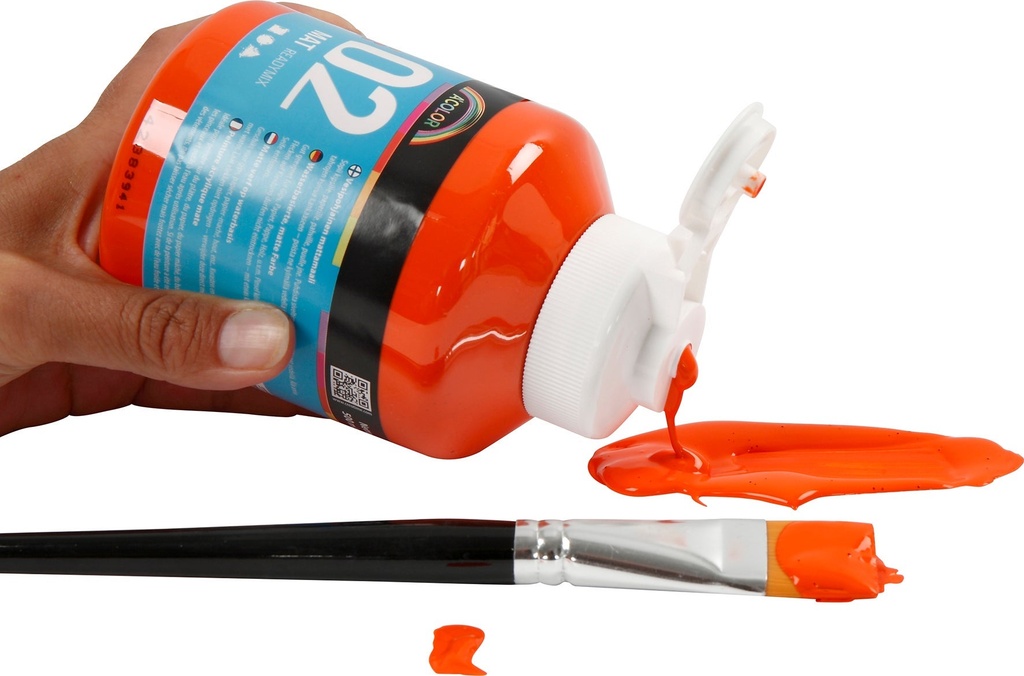 Täckfärg Readymix matt 500 ml orange