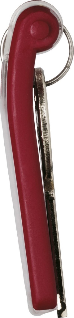 Nyckelbricka Key Clip röd 6-pack