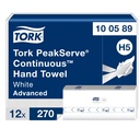 Pappershanduk Tork PeakServe Continuous H5 Advanced 12x270 st