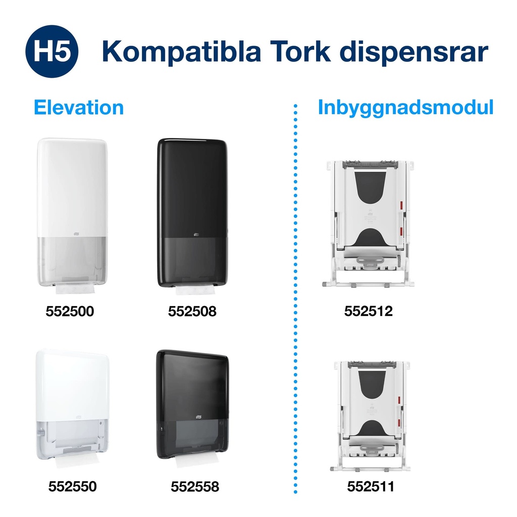 Pappershanduk Tork PeakServe Continuous H5 Advanced 12x270 st