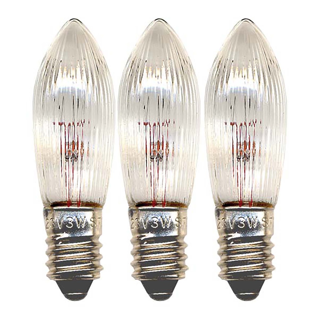 Reservlampa 3-pack 9-/11-armad Sparebulb