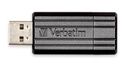 USB Verbatim Pinstripe 16GB Svart